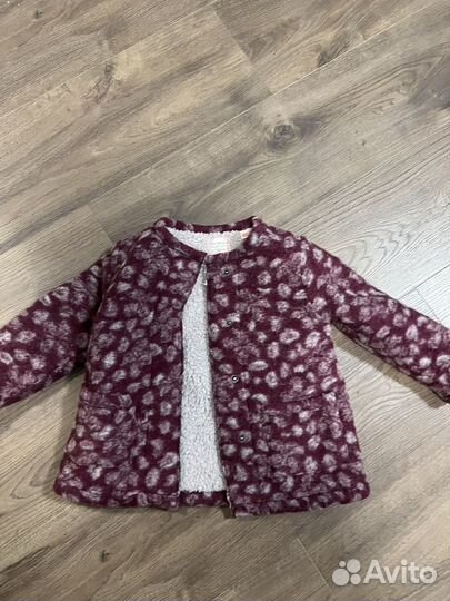 Куртка кардиган zara на 2-3 года