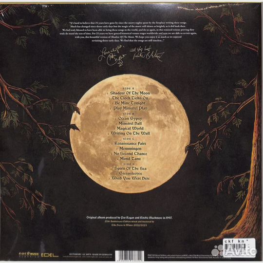 Винил Blackmore's Night - Shadow Of The Moon (LTD