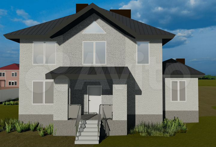 Коттедж 260 м² на участке 12,4 сот.