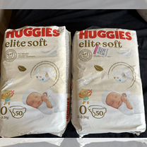 Подгузники huggies elite soft 0