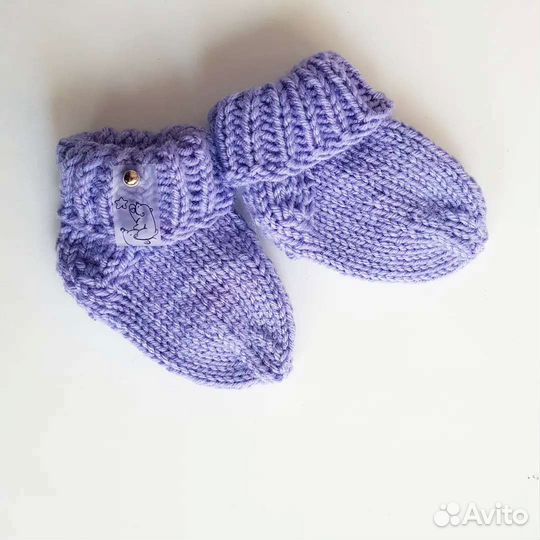 Вязаные носочки