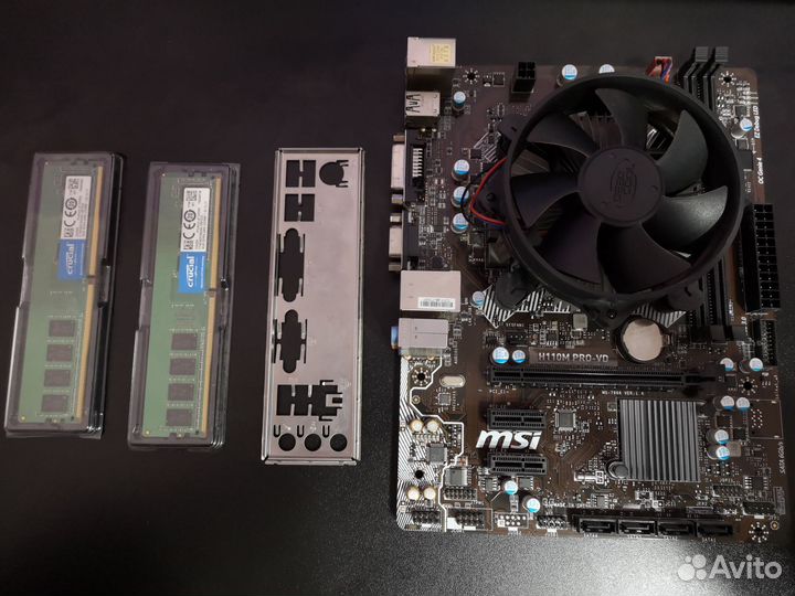 Комплект MSI H110 + i5 7500 + 8Gb DDR4