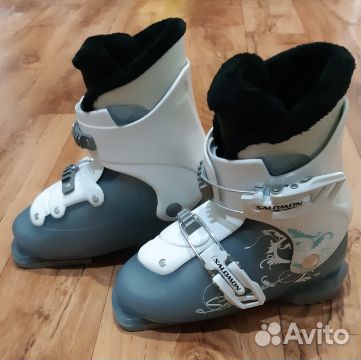 Горнолыжные ботинки Salomon T2 детск.(стопа 19 см)
