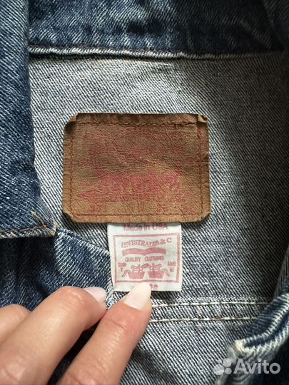 Джинсовая куртка levis винтаж