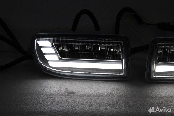 Land Cruiser 100 LED Туманки диодные дхо K1HA3