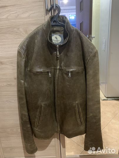Кожаная куртка мужская