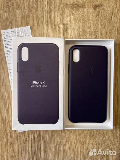 Новый кожаный чехол для Apple iPhone X/XS