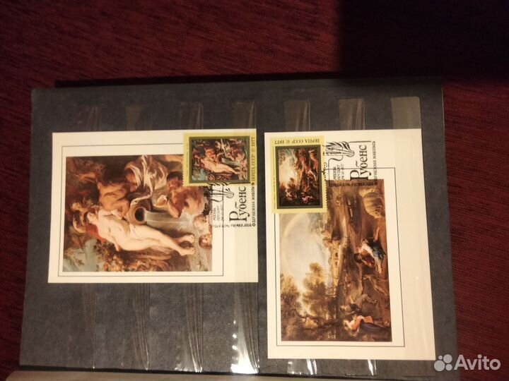 Альбом с марками СССР искусство,часть 1