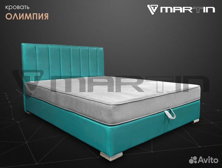 Кровать двуспальная «Олимпия 160» (любой цвет)