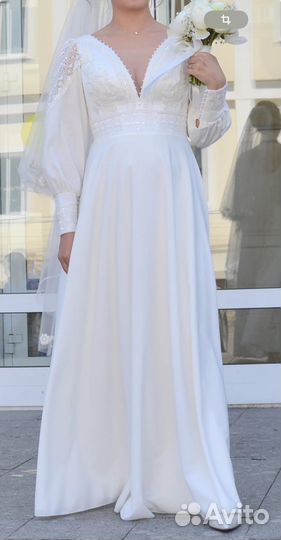 Свадебное платье бу