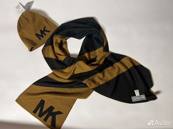 Michael kors шапка шарф(набор) оригинал