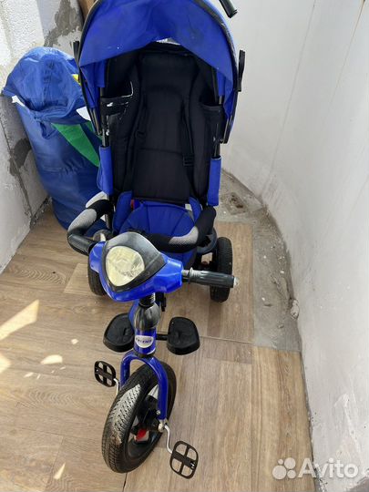 Детский велосипед с ручкой бу