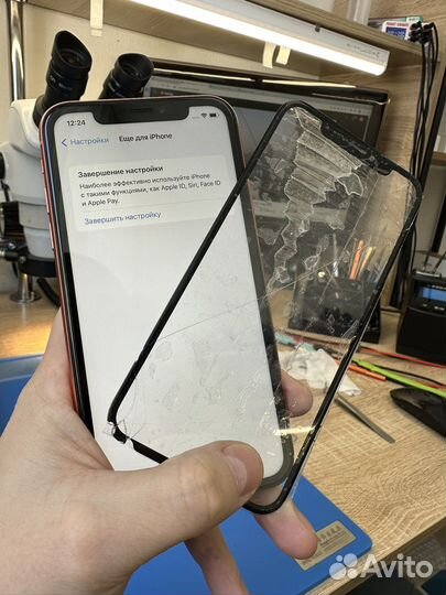 Замена стекла дисплея iPhone