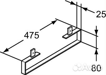 Полотенцедержатель Ideal Standard Adapto хром