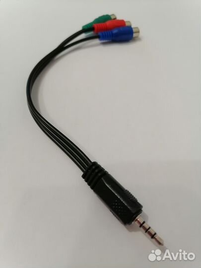 Кабель тюльпан переходник mini jack 3.5 - rca