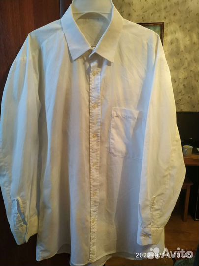 Рубашка белая рост152 -160 хлопок