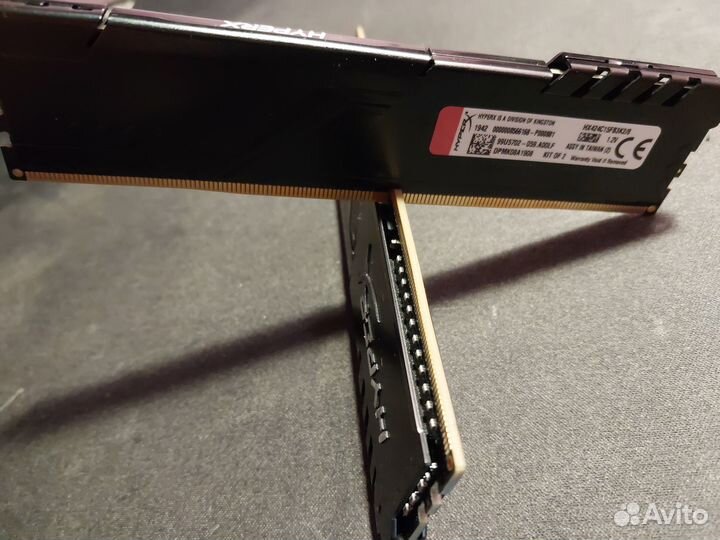 DDR 4 Kingston HyperX fury Black 2x4GB 2400mhz