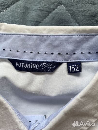 Рубашка белая с галстуком