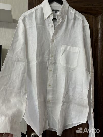 Мужская льняная рубашка Италия