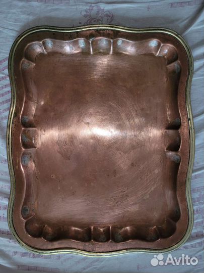 Медный поднос