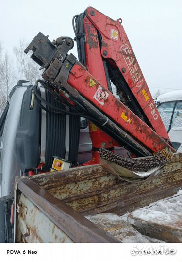 Бортовой грузовик ГАЗ 2834LM с КМУ FASSI, 2012