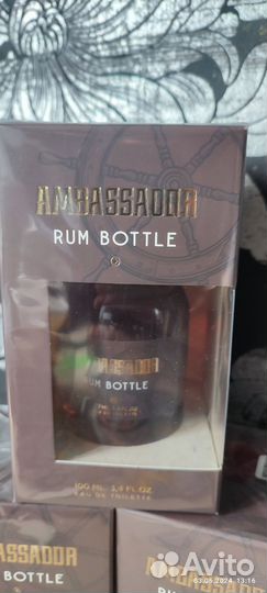 Новая туалетная вода амbаssadоr Rum Bоttle 100 мл