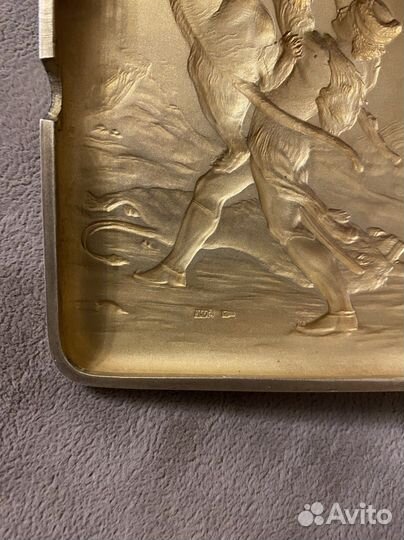 Портсигар серебряный (ссср) 1950 годы