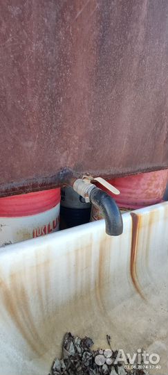 Емкость для воды металлическая