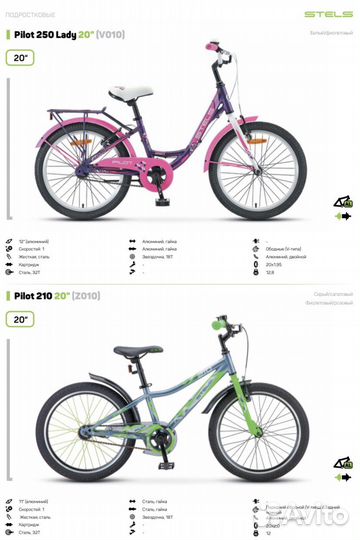 Велосипед подростковый 20
