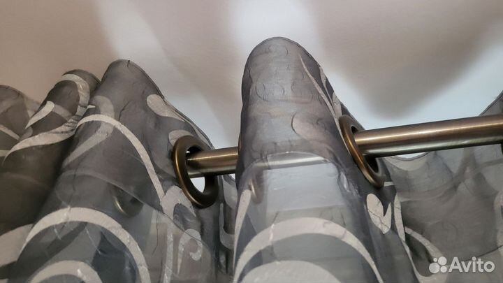 Карниз для штор настенный металлический 280 см