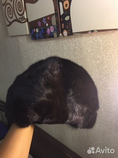 Берет норковый