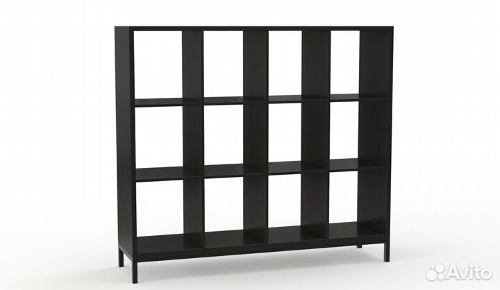 Стеллаж на ножках белый