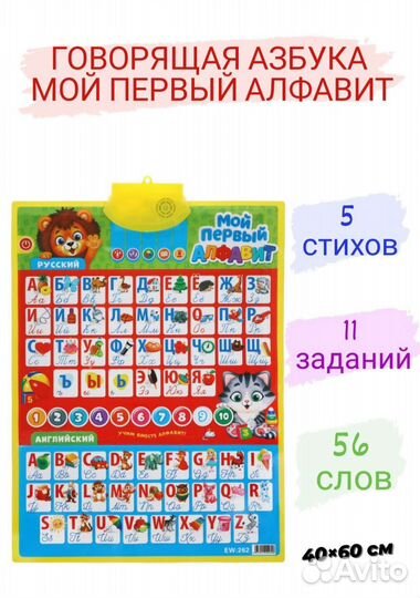 Говорящая азбука плакат