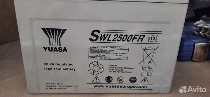 Аккумулятор yuasa swl2500fr