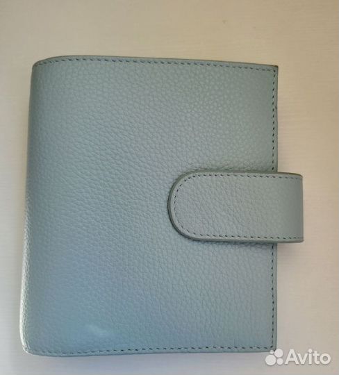 Кожаный ежедневник на кольцах