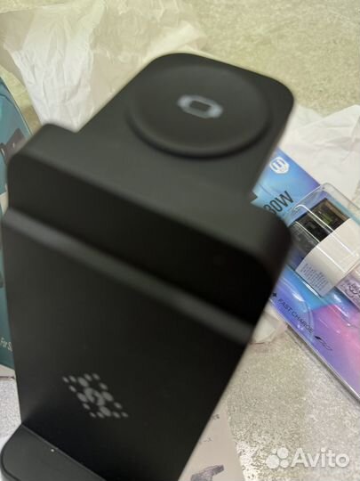 Беспроводная зарядка 3 в 1+ блок