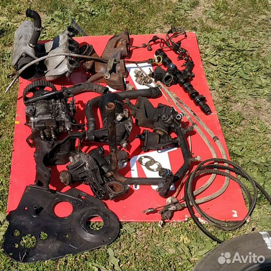 Двигатель 1х Фольксваген т4 дизель 1.9 запчасти