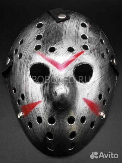 Маска Джейсона Пятница 13 (серебро) оптом
