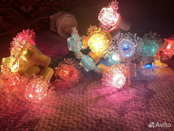 Елочная гирлянда СССР