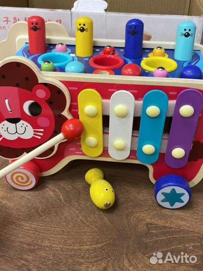 Новая Стучалка сортер ксилофон магнитная рыбалка
