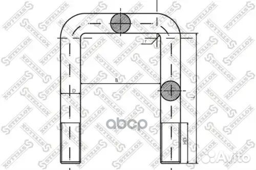 Стремянка 103xM24x3x185-П volvo FH12/16