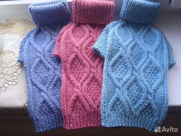 Вязаная одежда для собак