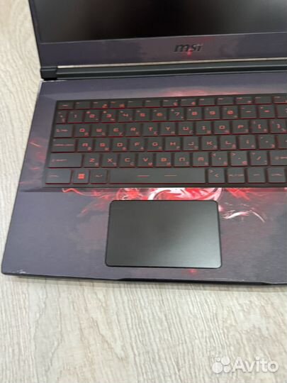 Ноутбук игровой MSI GF63 Thin