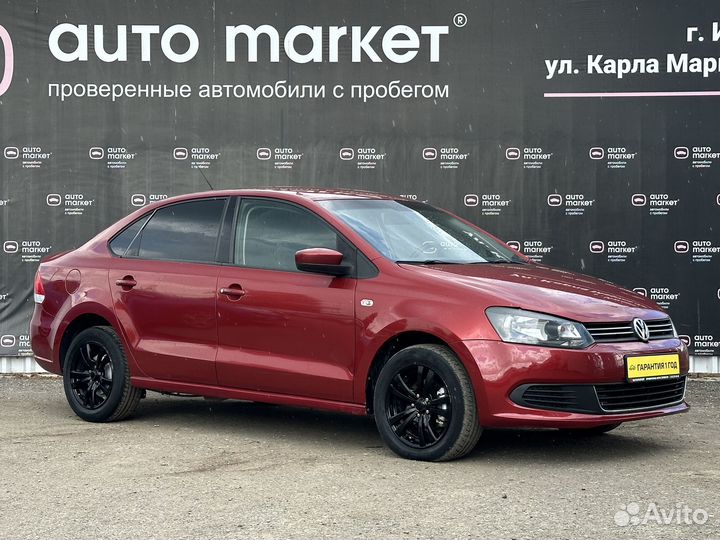 Volkswagen Polo 1.6 МТ, 2012, 146 000 км