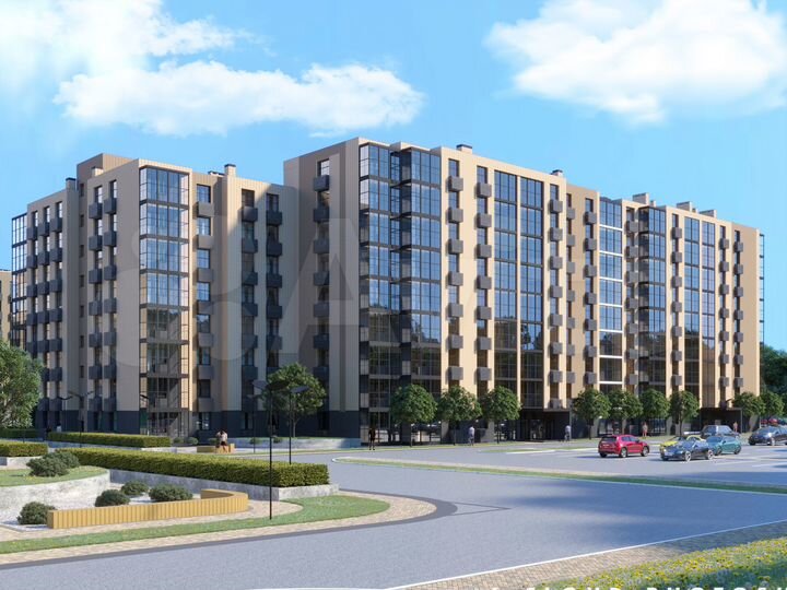 3-к. квартира, 69,1 м², 9/9 эт.