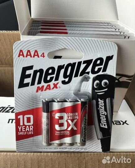 Батарейки Energizer 4 шт