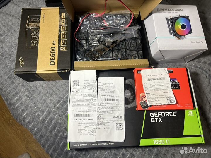 Игровой компьютер i5-12400f gtx 1660 ti 16gb