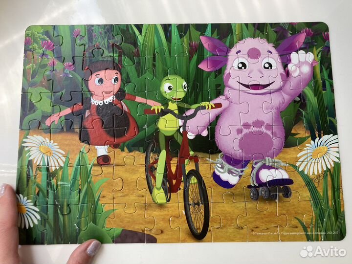 Пазлы детские 60 деталей пакетом