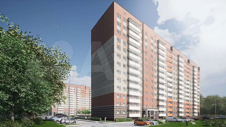 2-к. квартира, 51,6 м², 5/13 эт.