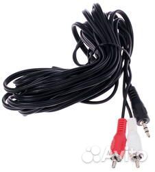 Аудиокабель джек 3.5 - 2 RCA